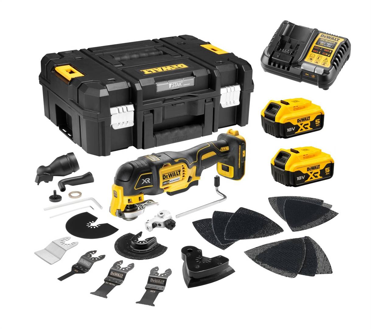 Multifunktionsværktøj DeWalt DCS356P2-QW 18V-1