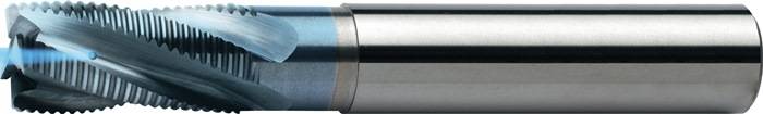 Schaftfräser DIN 6527L Typ HR D.6mm Einsatz-L.20mm VHM ICE HB Z.4 lang m.IK-0