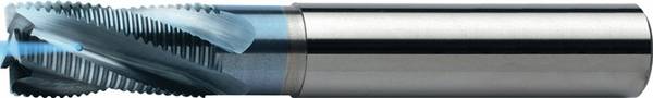 Schaftfräser DIN 6527L Typ HR D.6mm Einsatz-L.20mm VHM ICE HB Z.4 lang m.IK