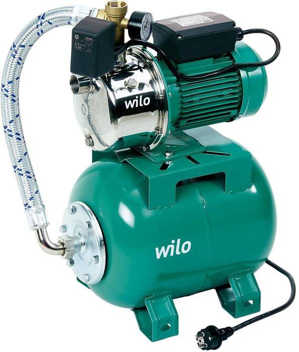 Mehrstufige Wilo Hochdruck-Kreiselpumpe Jet HWJ 20 L 203,G 1/Rp 1,0.75kW, IE2-1
