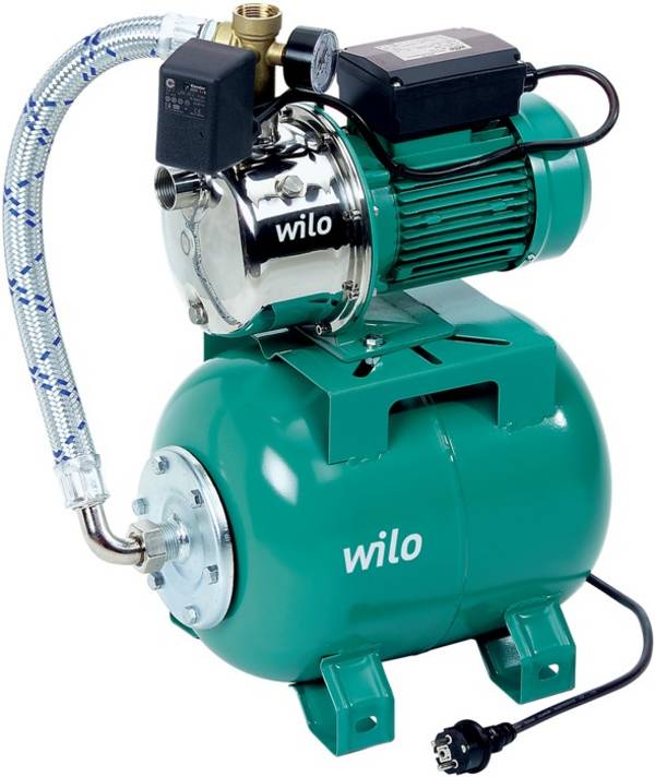 Mehrstufige Wilo Hochdruck-Kreiselpumpe Jet HWJ 20 L 203,G 1/Rp 1,0.75kW, IE2