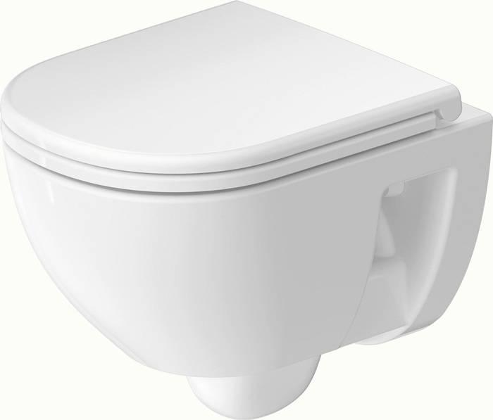 DU D-Code 2.0 Wand WC compact, 480mm TS. rimless, Weiß-0