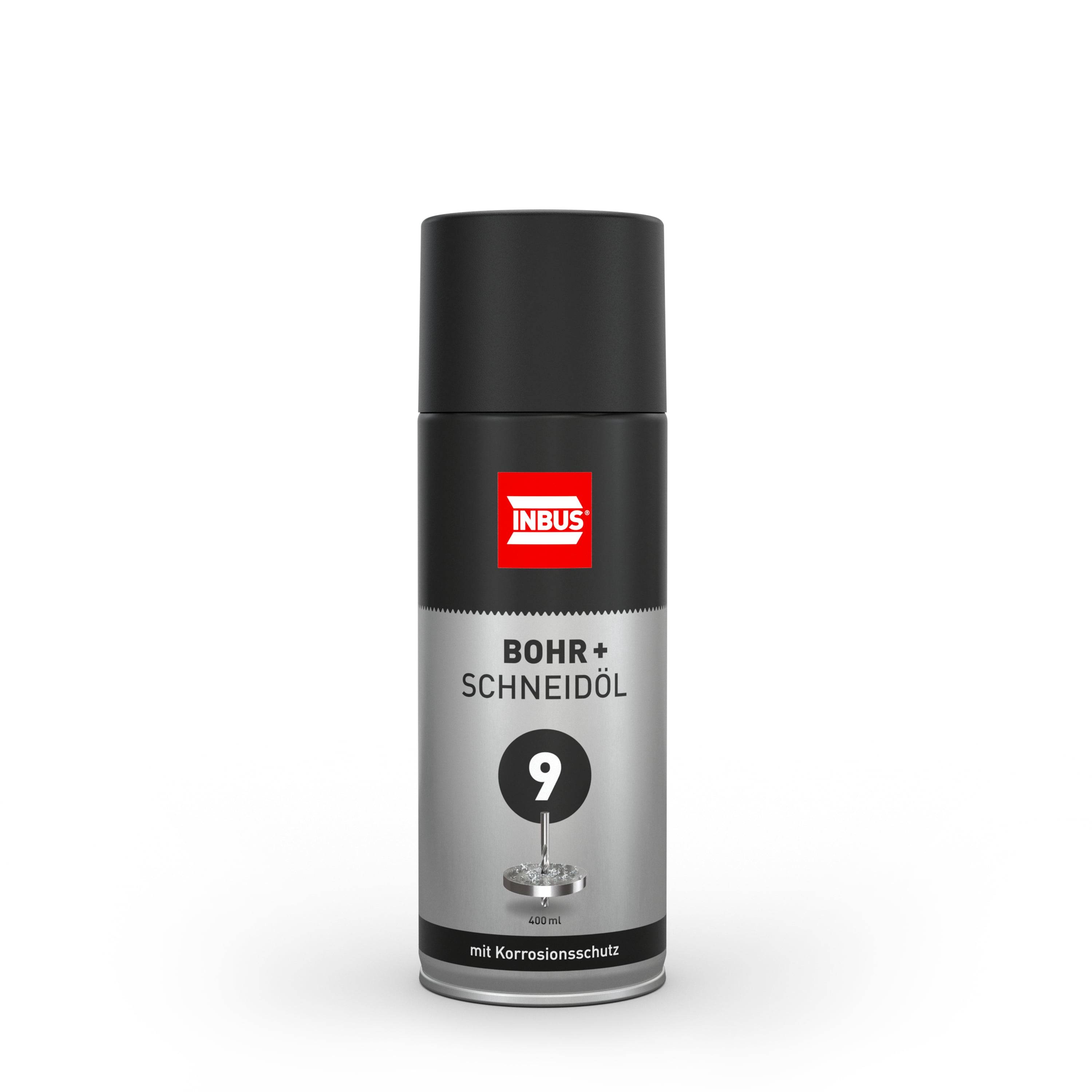 INBUS Bohr + Schneidöl (mit Korrosionsschutz), 400ml — Nr. 9 der Schraubchemie® — Made in Germany (75060)-0