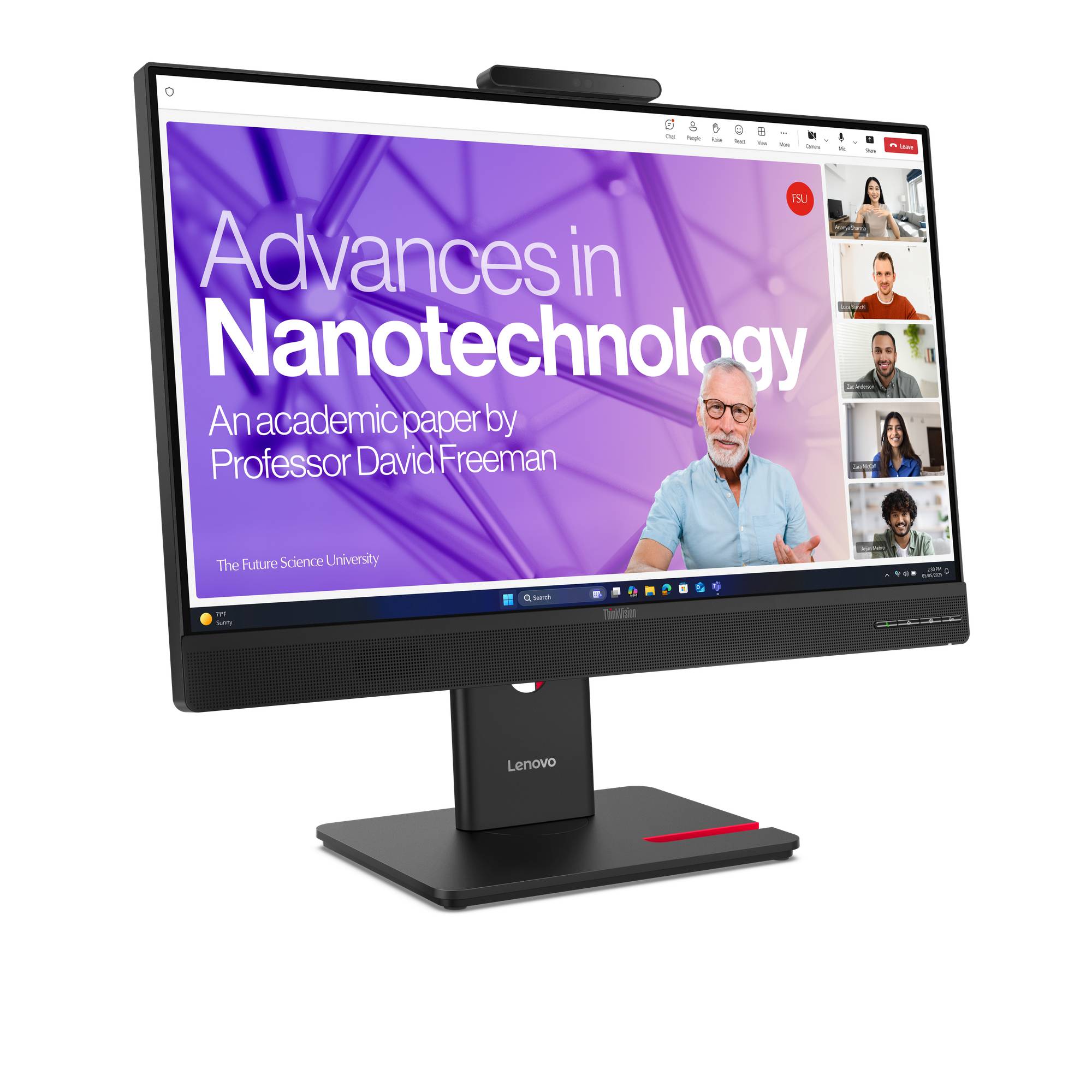 Lenovo ThinkVision T27QD-4v Quad HD Monitor 68,6 cm (27"") 64B8UAT1EU-1