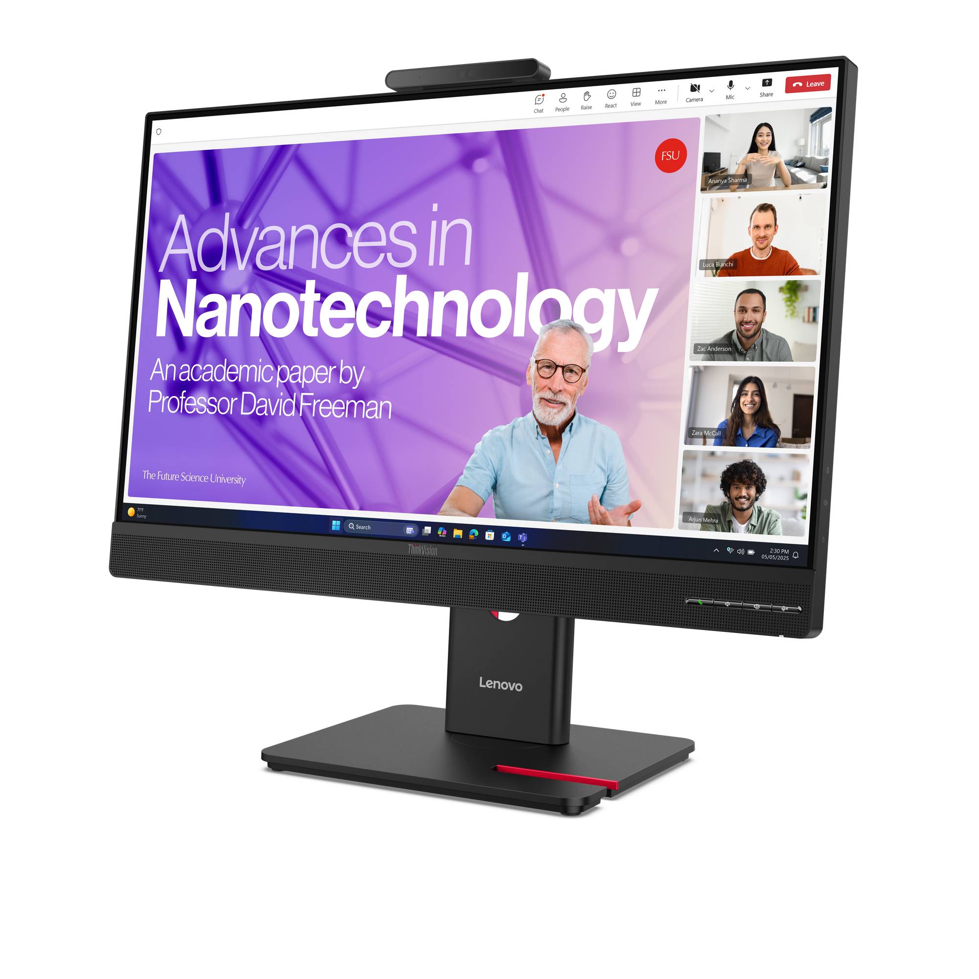 Lenovo ThinkVision T27QD-4v Quad HD Monitor 68,6 cm (27"") 64B8UAT1EU-2