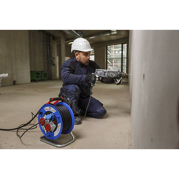 Industrie-Kabeltrommel Garant CEE Kabellänge 30 m Kabeltyp H07RN-F5G 25 mm². 85868849 858688 49-2