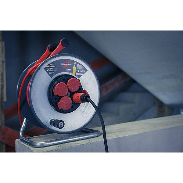 Kabeltrommel Stahlkern H07BQ-F3G1,5 33m professional Brennenstuhl-2