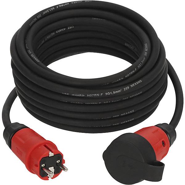 Verlängerungskabel Professional VN 1100 Kabellänge 10 m Kabeltyp H07RN-F3G 15 mm². 85869649 858696 49-1