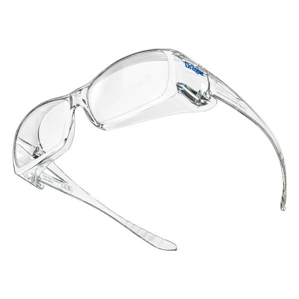 Dräger Schutzbrille für Brillenträger X-pect 2400 Überbrille klar Anti-Kratz u. Anti Fog beschichet