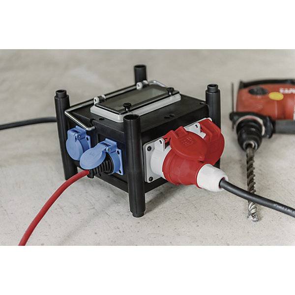 Gummi-Stromverteiler BSV 3 FI Typ B Kabellänge 2 m Kabeltyp H07RN-F5G 25 mm². 85867849 858678 49-2