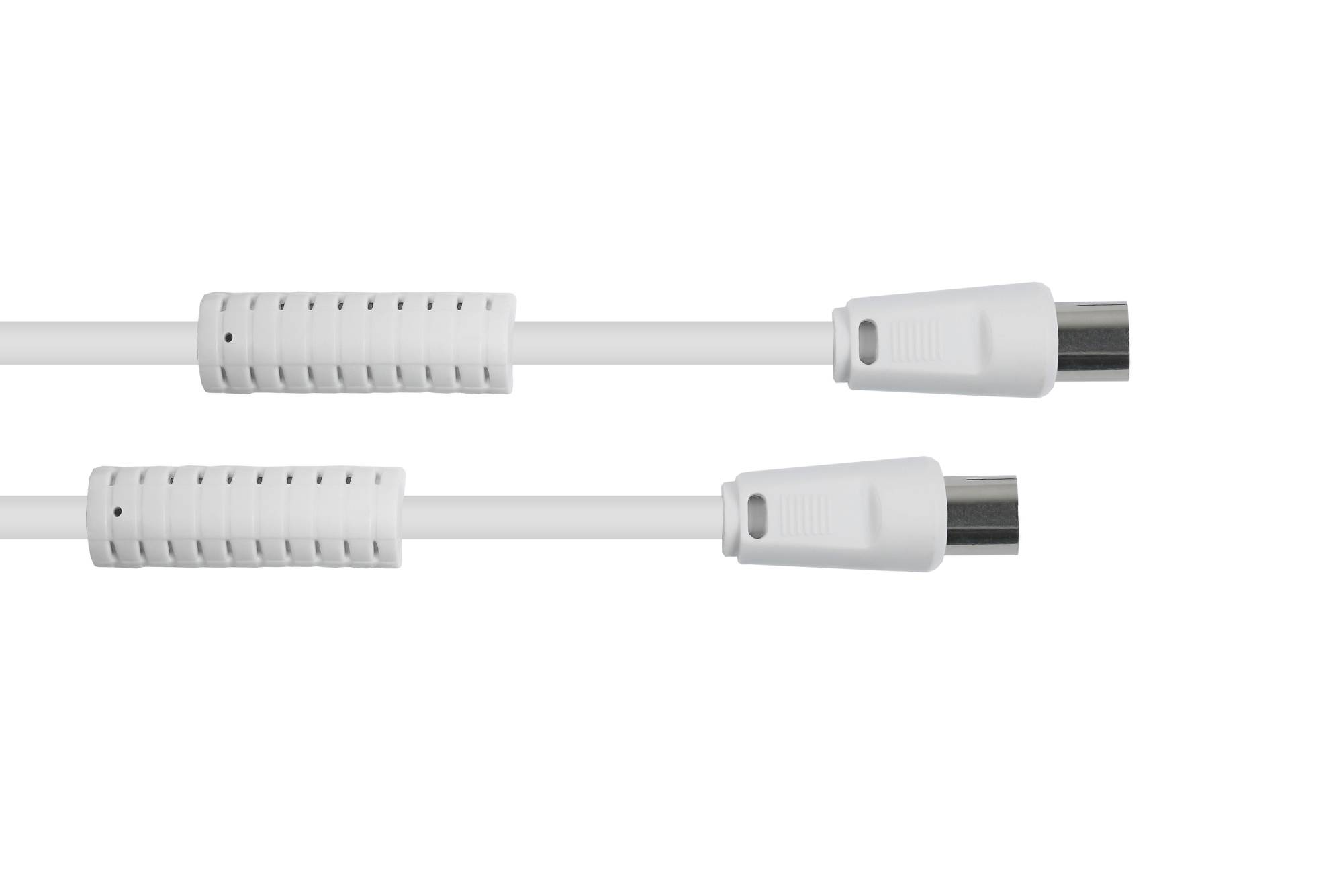 Kabelmeister® Antennenkabel mit Mantelstromfilter, Doppelschirmung, 2m-1