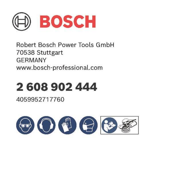 EXPERT O780 Folienschleifscheibe, 150 mm, G180-0