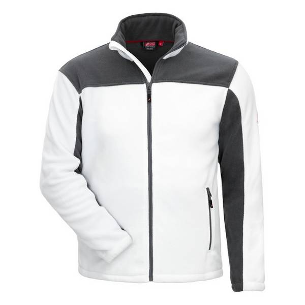 Fleecejacke Gr.2XL, weiß/grau Nitras Motion Tex Plus