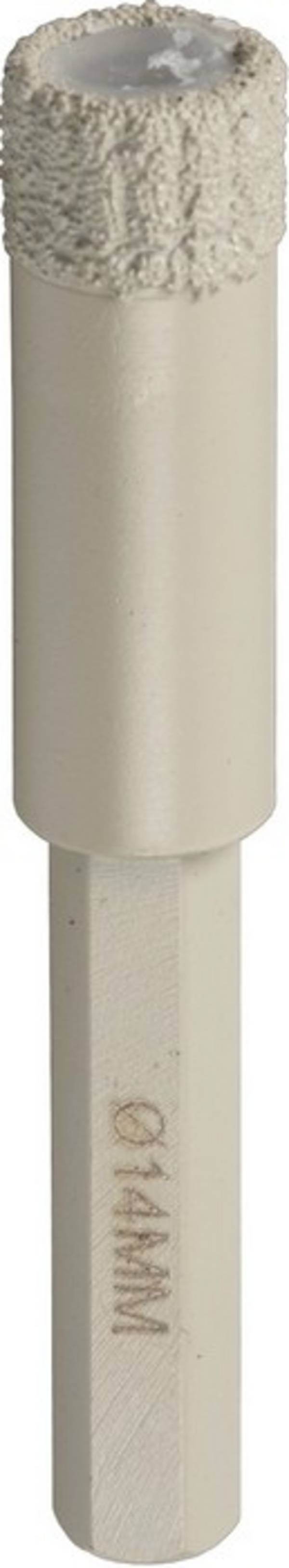 DB 600 F Bohrkronen, 12 x 40 mm 1 Segmente 10 mm, geschlossener Rand 1/4" Bit, sechskant