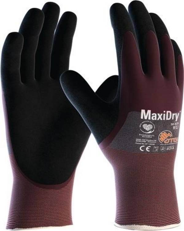 Handschuhe Nitril 3/4 getaucht Gr.10 ATG MaxiDry 56-425