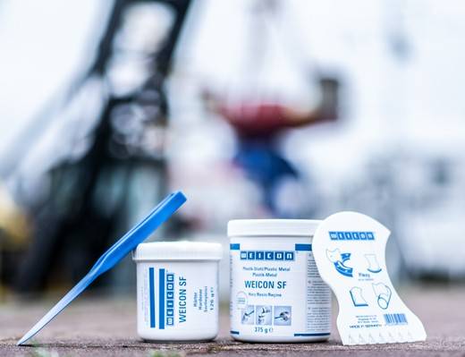 WEICON SF stahlgefülltes Epoxidharz-System für Reparatur und Formgebung DNV-zertifiziert 2 kg dunkelgrau-0