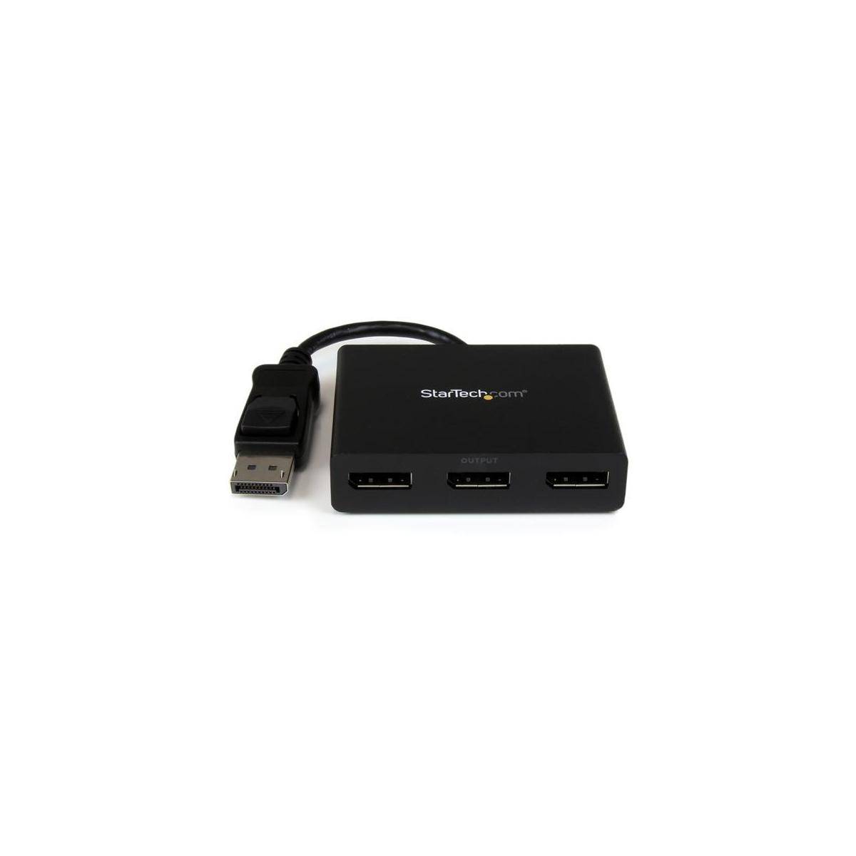 StarTech.com 3-Port Multi Monitor Adapter - DisplayPort 1.2 MST-Hub auf Dual 4K 30Hz & 1x 1080p - Video-Splitter für den-5