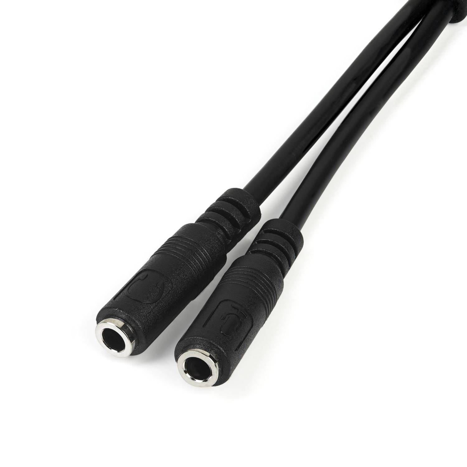 STARTECH MUYHSMFF 3.5 mm 4 Conductor Male to 2x 3.5mm Female Headset Adapter-5