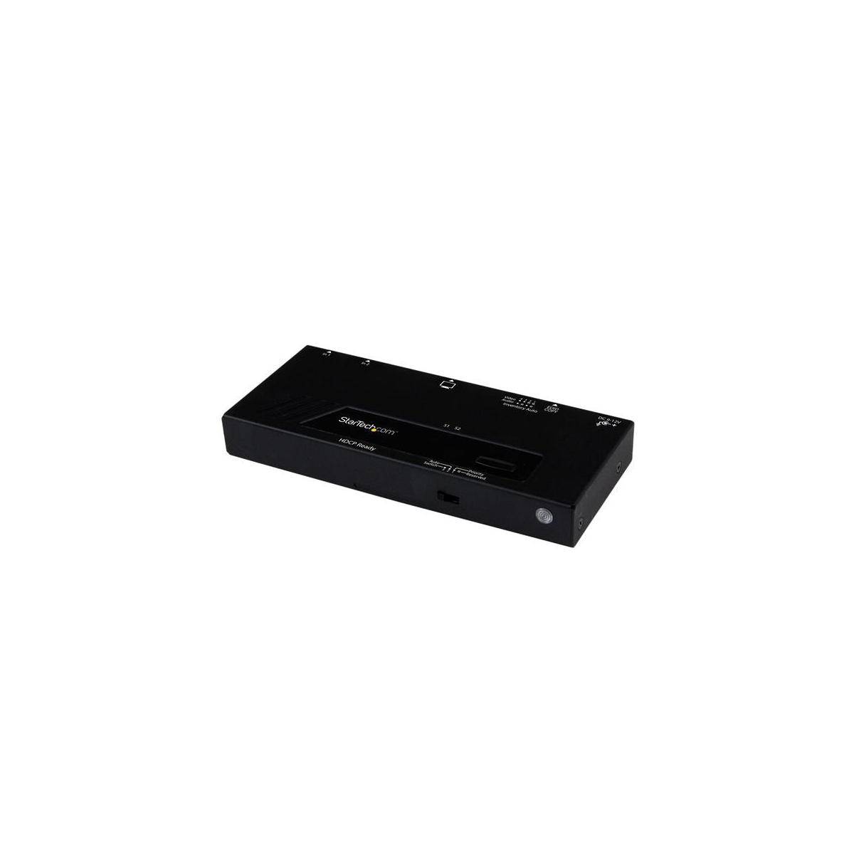 StarTech.com 2 Port HMDI Switch / Verteiler - Automatische Umschaltung mit IR-Fernbedienung-4