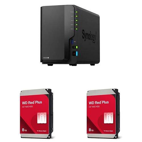 SYNOLOGY - DiskStation DS225+ WD Red Plus NAS Festplatte-0