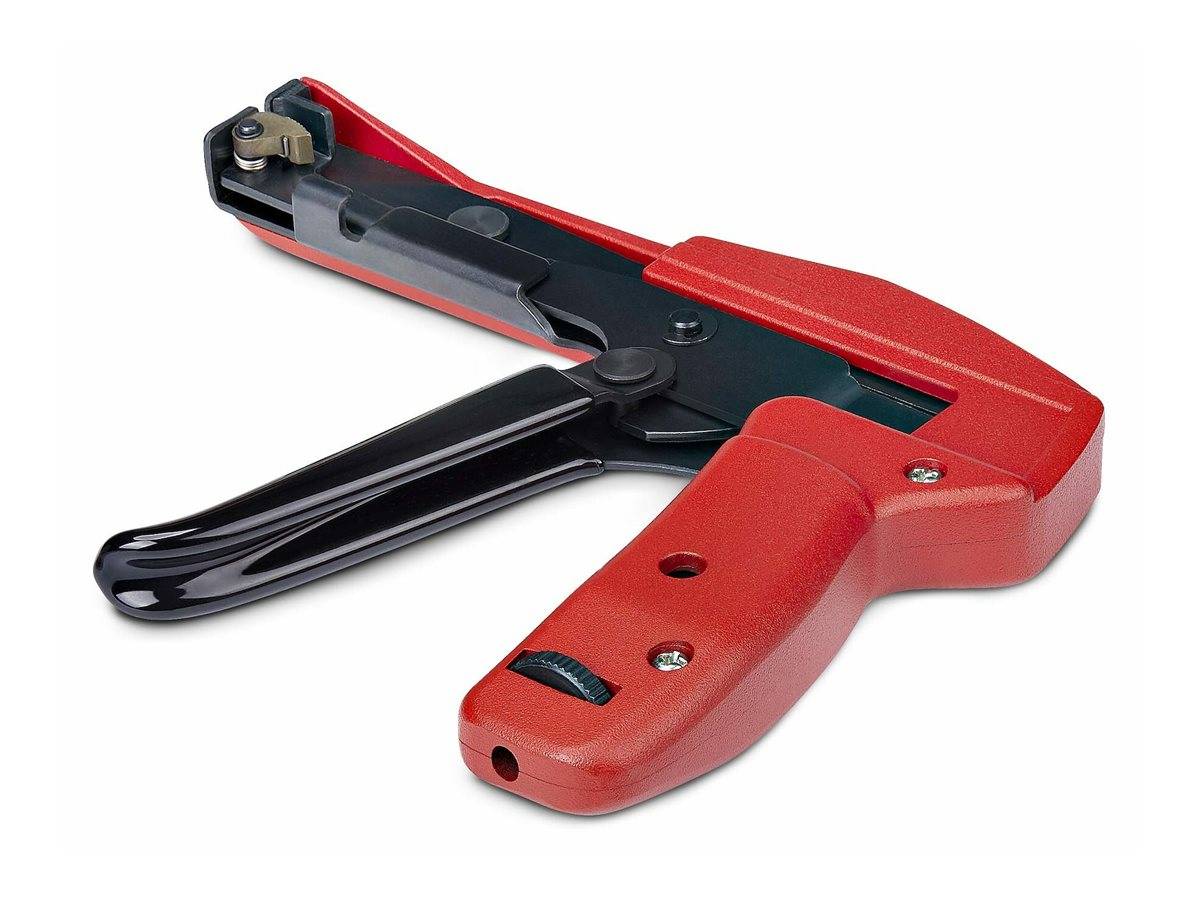 StarTech.com Nylon Cable Tie Gun, Zip Tie Tightener/Install-0
