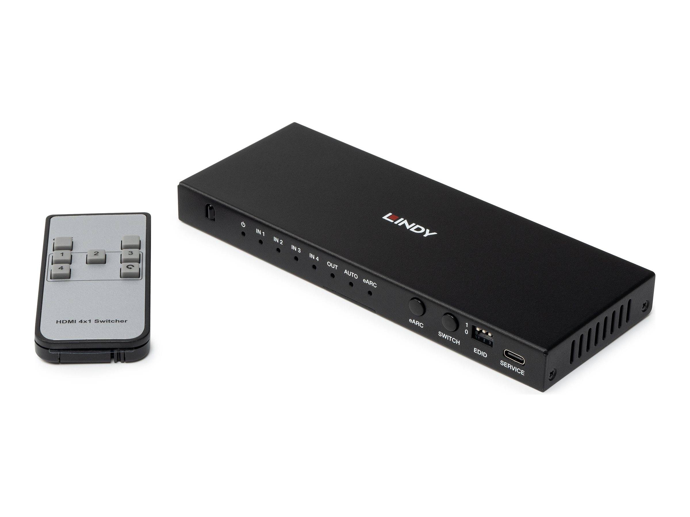 LINDY 38386, 4 Port HDMI 8K60 Switch mit eARC-0