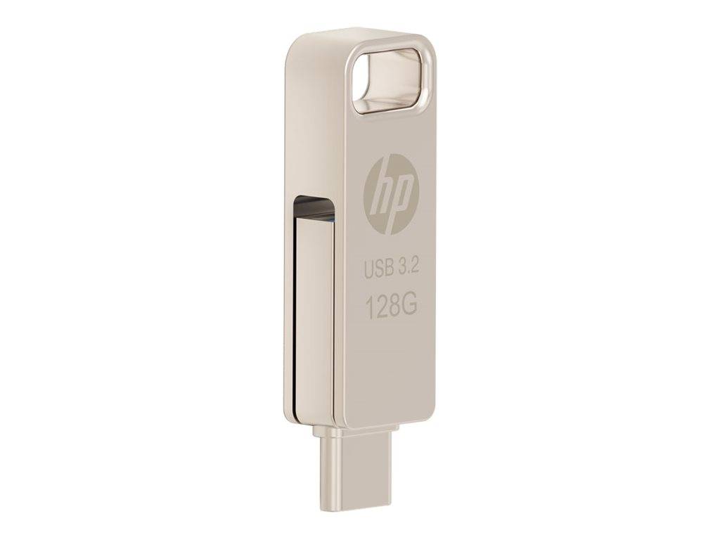 HP x206c OTG Type-C Metal Flash Drive - 128 GB-0