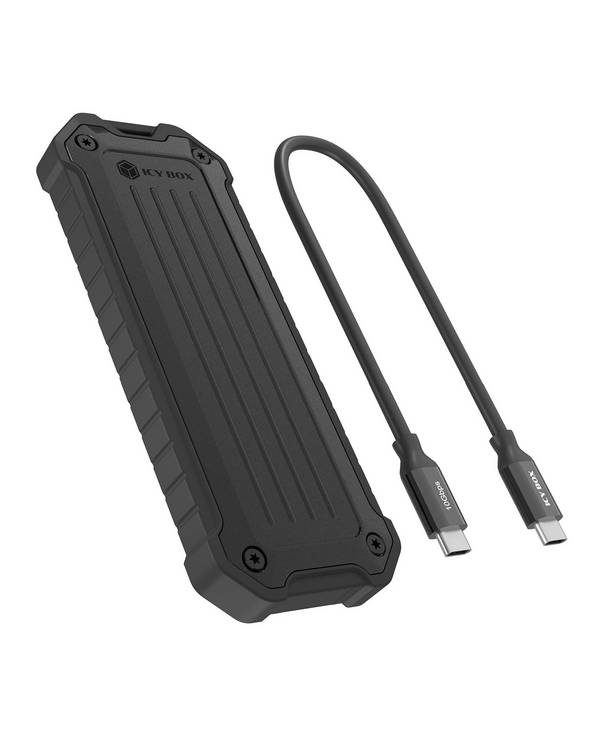 IB-1827MCP-C31, M.2 NVMe & SATA Gehäuse, staub- und stoßfest, USB 3.2 Gen 2, 10 Gbps