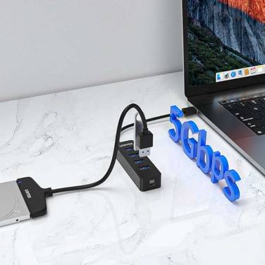 HUB USB-A 4X USB-A 3.1 ACTIVE 10W H1117A