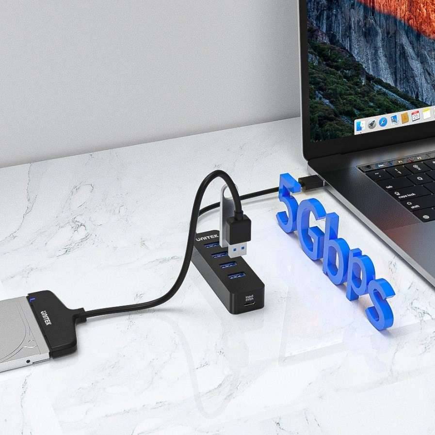 HUB USB-A 4X USB-A 3.1 ACTIVE 10W H1117A-0