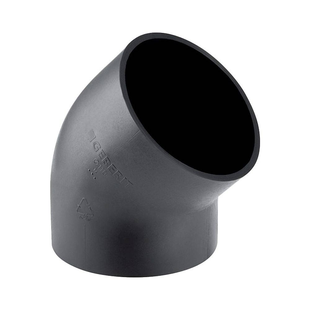 Geberit GEPE Bogen, 45°, d110 mm, 1 Stk.