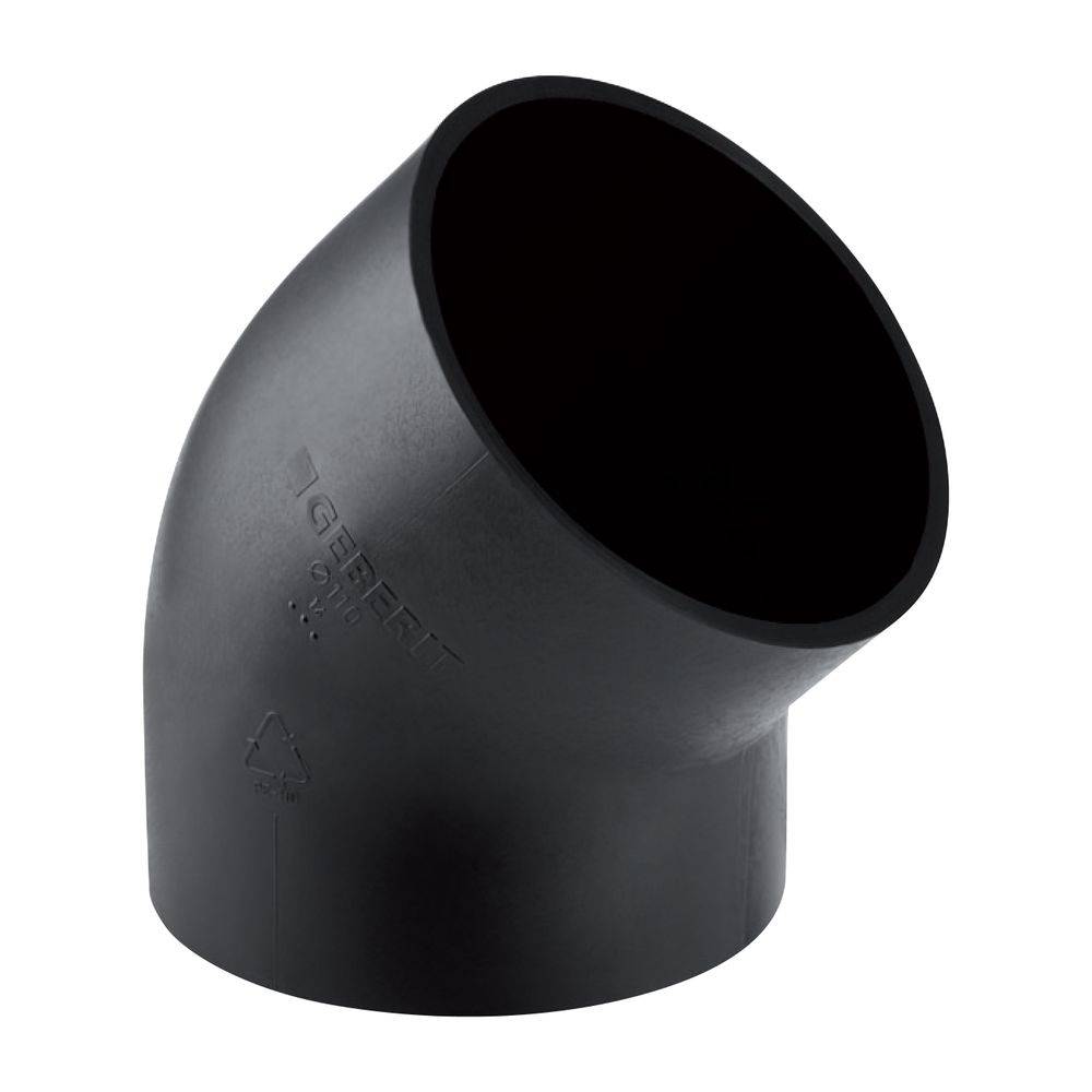 Geberit GEPE Bogen, 45°, d110 mm, 1 Stk.-1