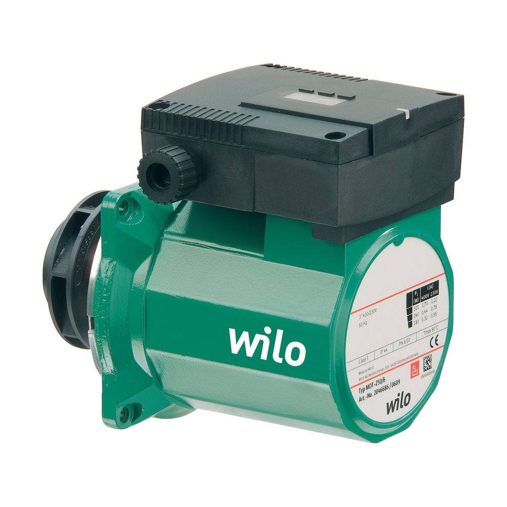 Wilo TOP-Z Reservemotor für Trinkwarmwasser-Zirkulationspumpe 40/7 EM GG/RG RMOT, 230V, 180W-0