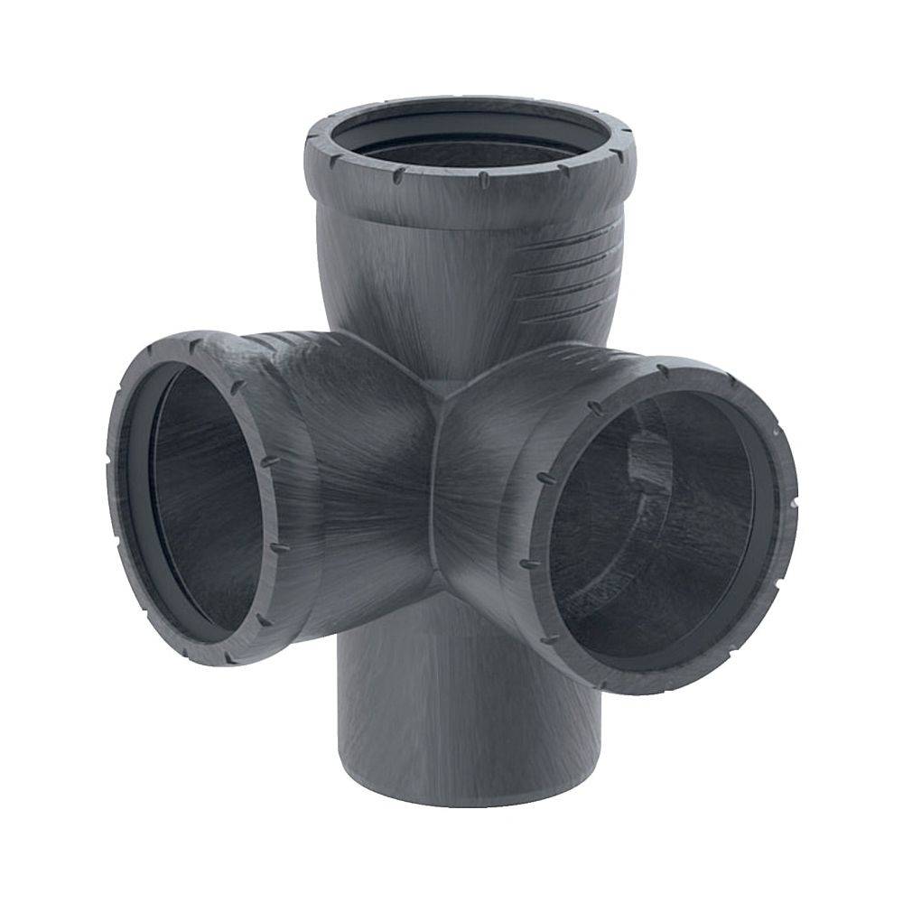 Geberit GE Silent-Pro, Eckabzweiger, 87,5°, d110/110/110mm, 1 Stk.-0