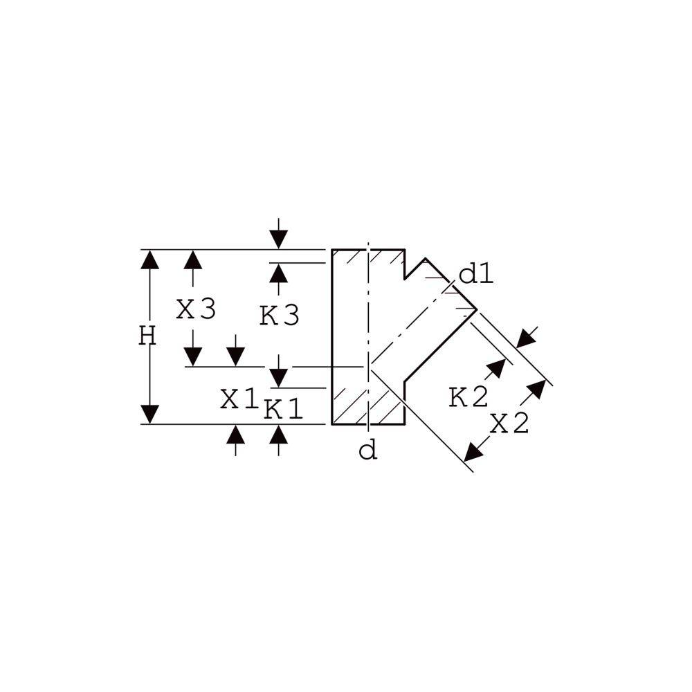 Geberit GE PE-Abzweiger, 45 Gr., d200/75mm, 1 Stk.-3