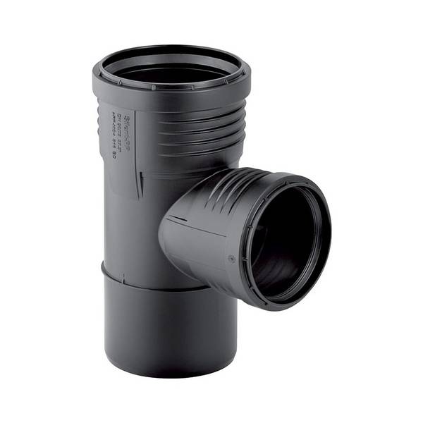 Geberit Silent-PP Abzweig 87,5 Grad Außendurchmesser 75mm, D1 50mm