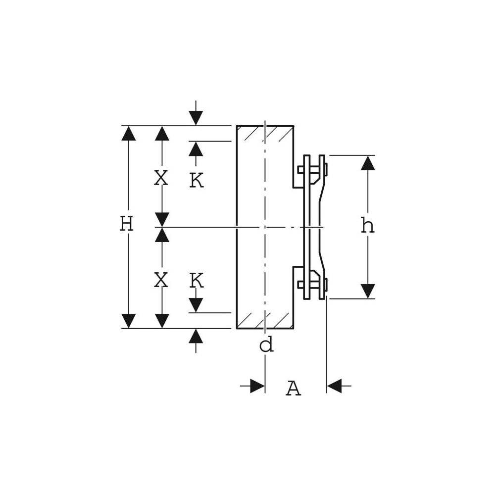 Geberit PE Reinigungsstück 90 Grad mit ovaler Serviceöffnung Außendurchmesser 160mm-3