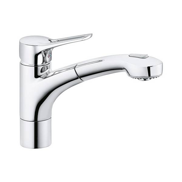 KLUDI MX Mitigeur d'évier DN 8 douchette extractible chrome