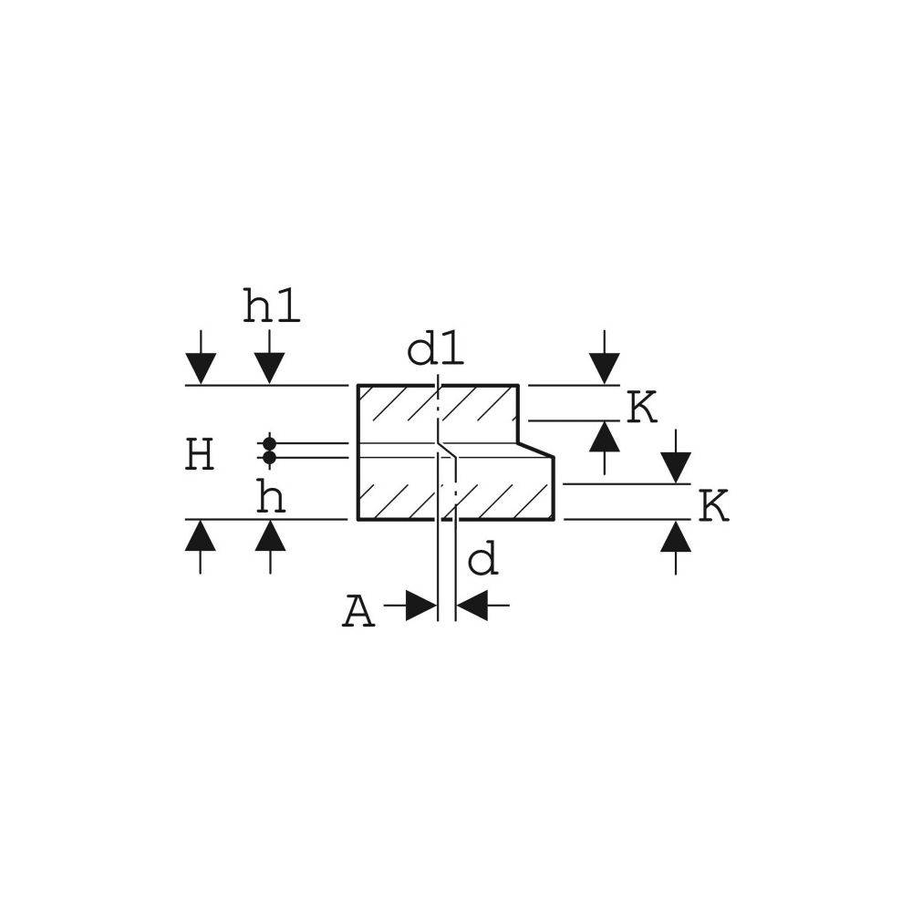 Geberit GE PE, Reduktion, exzentrisch, d 110/50 mm, 367561, 1 Stk.-2