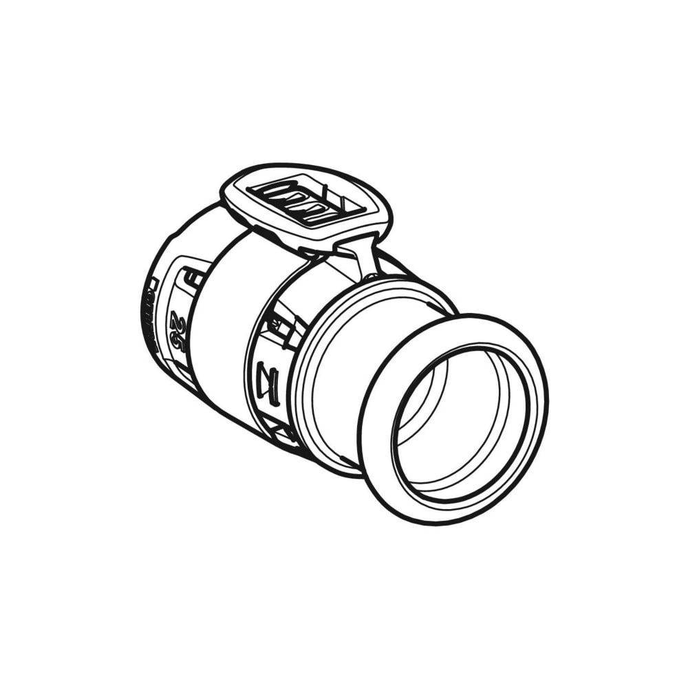 GEBERIT FlowFit Übergang auf Geberit Map mit Pressmuffe, edst., d20-d18-2