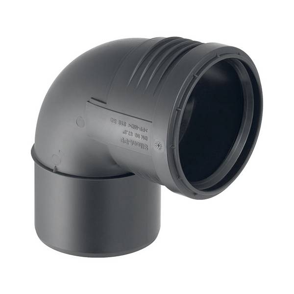 GEBERIT Geberit Bogen DN 50 87 Grad Silent-PP d50 mit 1 Muffe