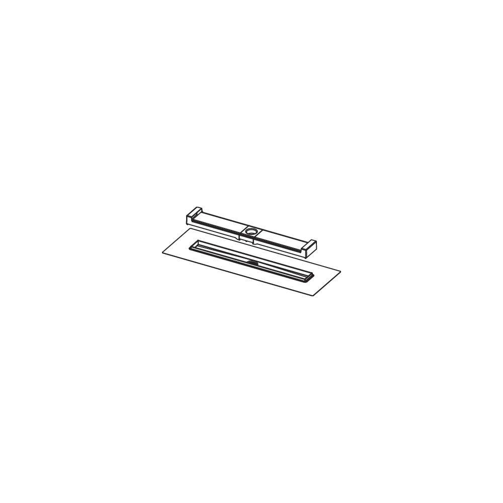 Tece drainline Evo Duschrinne mit befestigter Seal System Dichtmanschette 700mm-1