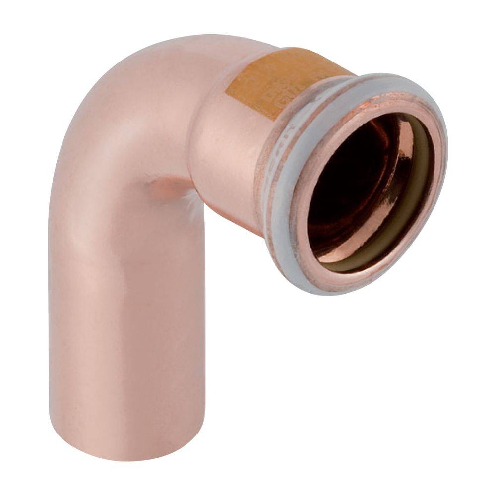 Geberit GE Mapress Kupfer, Gas Bogen, mit Einschubende, 90°, d 22 mm, 1 Stk.-3