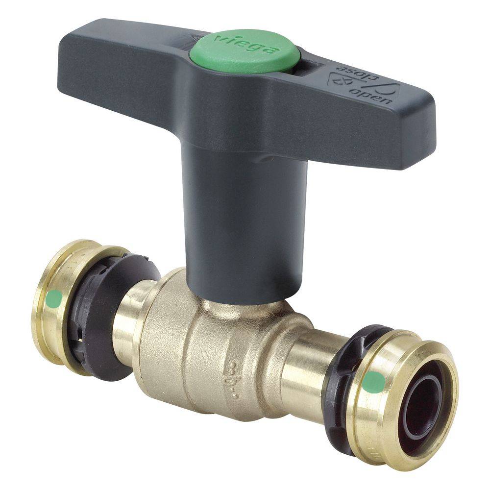 Viega Easytop XL Kugelhahn mit SC-Contur 5375, d. 16mm, Siliziumbronze-0