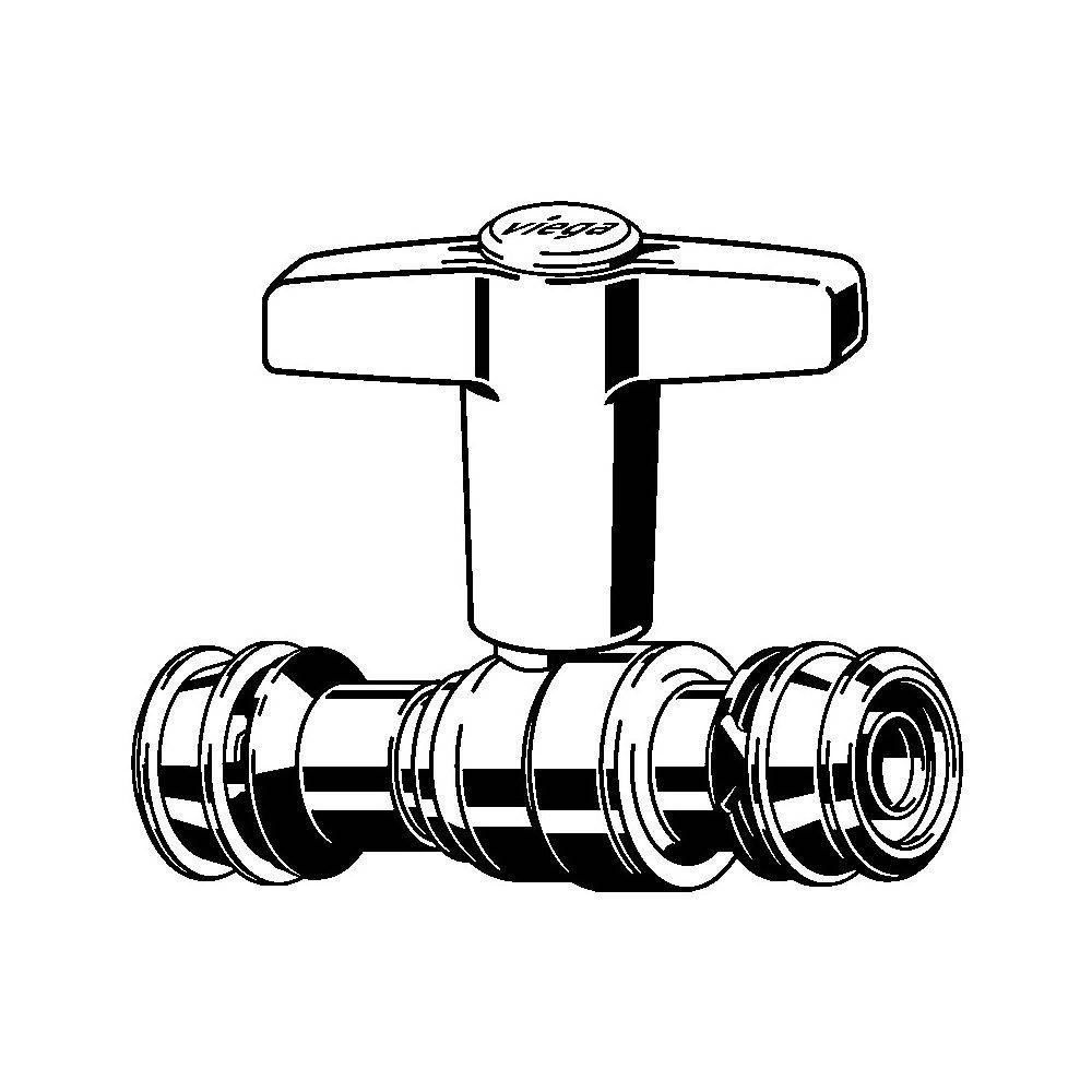 Viega Kugelhahn mit SC Easytop 5375 in 25mm Siliziumbronze, 1 Stk.-1