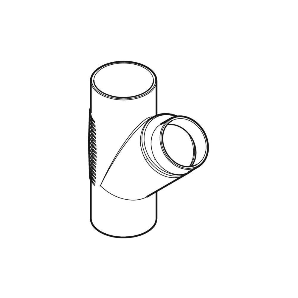 Geberit GE Silent-db20, Abzweiger, 45 Gr., d160/110mm, 1 Stk.-2