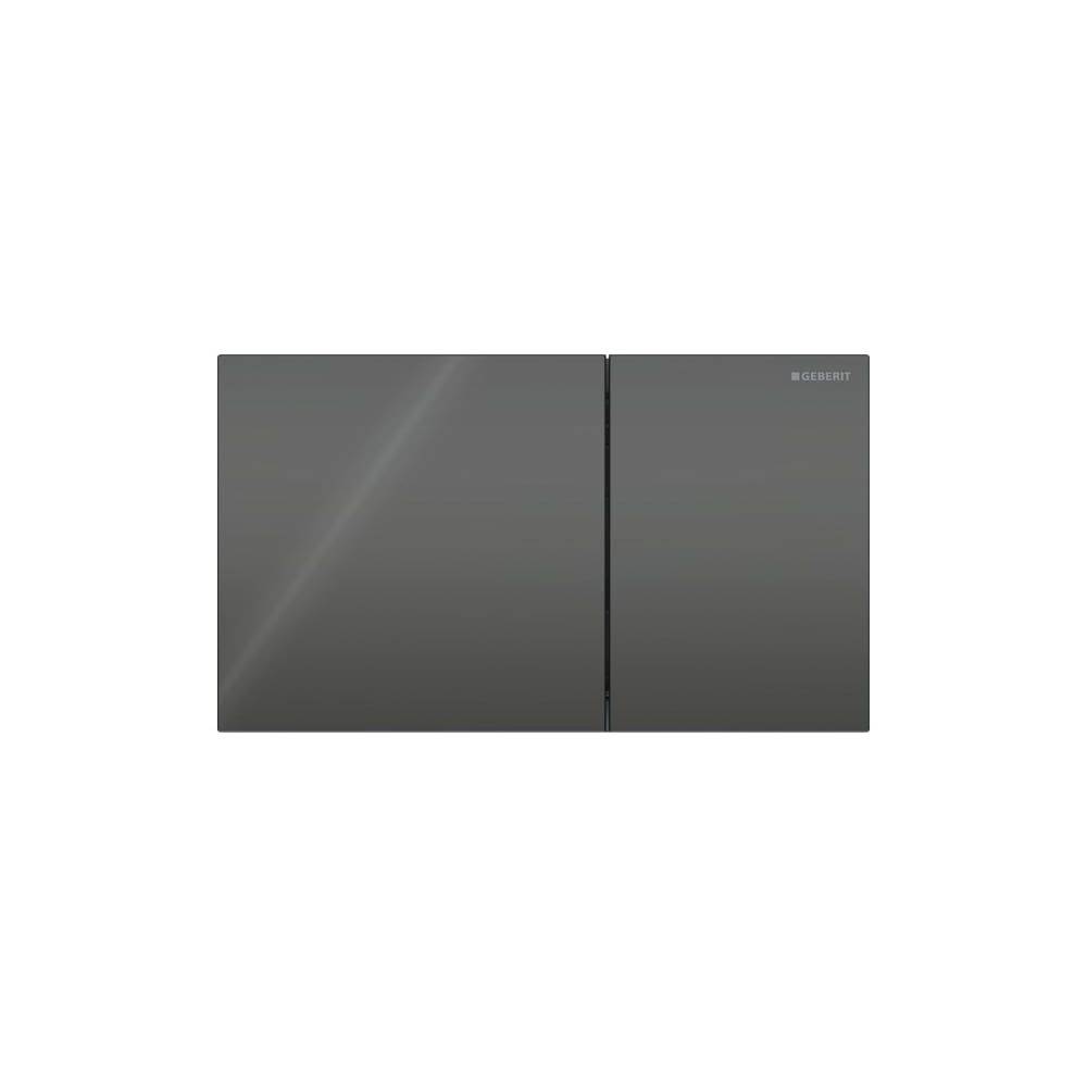 GEBERIT Sigma70 BetPl., für 2-Mengen-Spü Glas schwarz-0