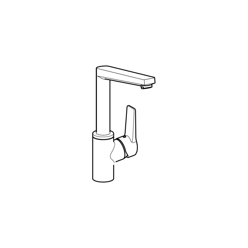 Hansa Twist Spültisch-Mischer mit Vollhebel seitlich bed. chrom, 1 Stk.-2