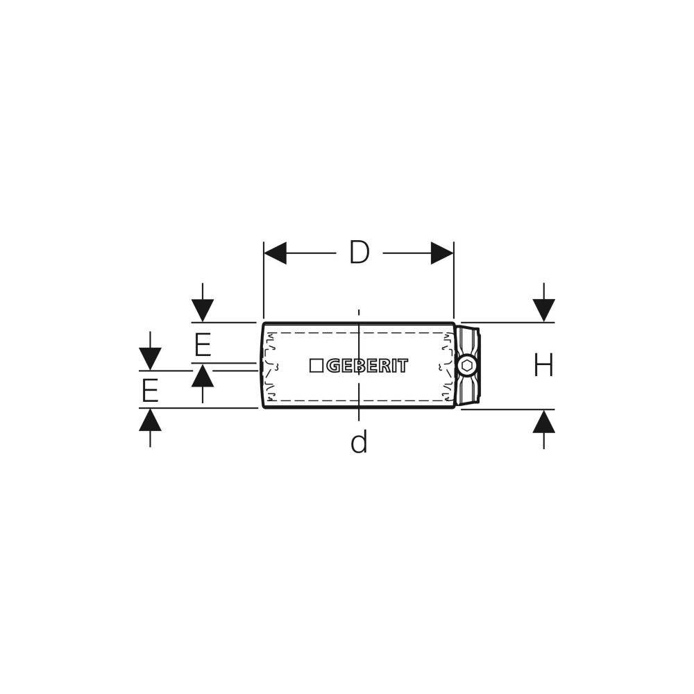 Geberit Silent-db20 Spannbride d56mm, 1 Stk.-3