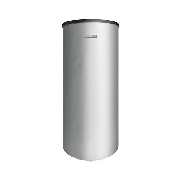 Bosch Pufferspeicher Stora BBS 400-5 K1 C für Solarstation, 390 Liter, 1835x670mm, Silber